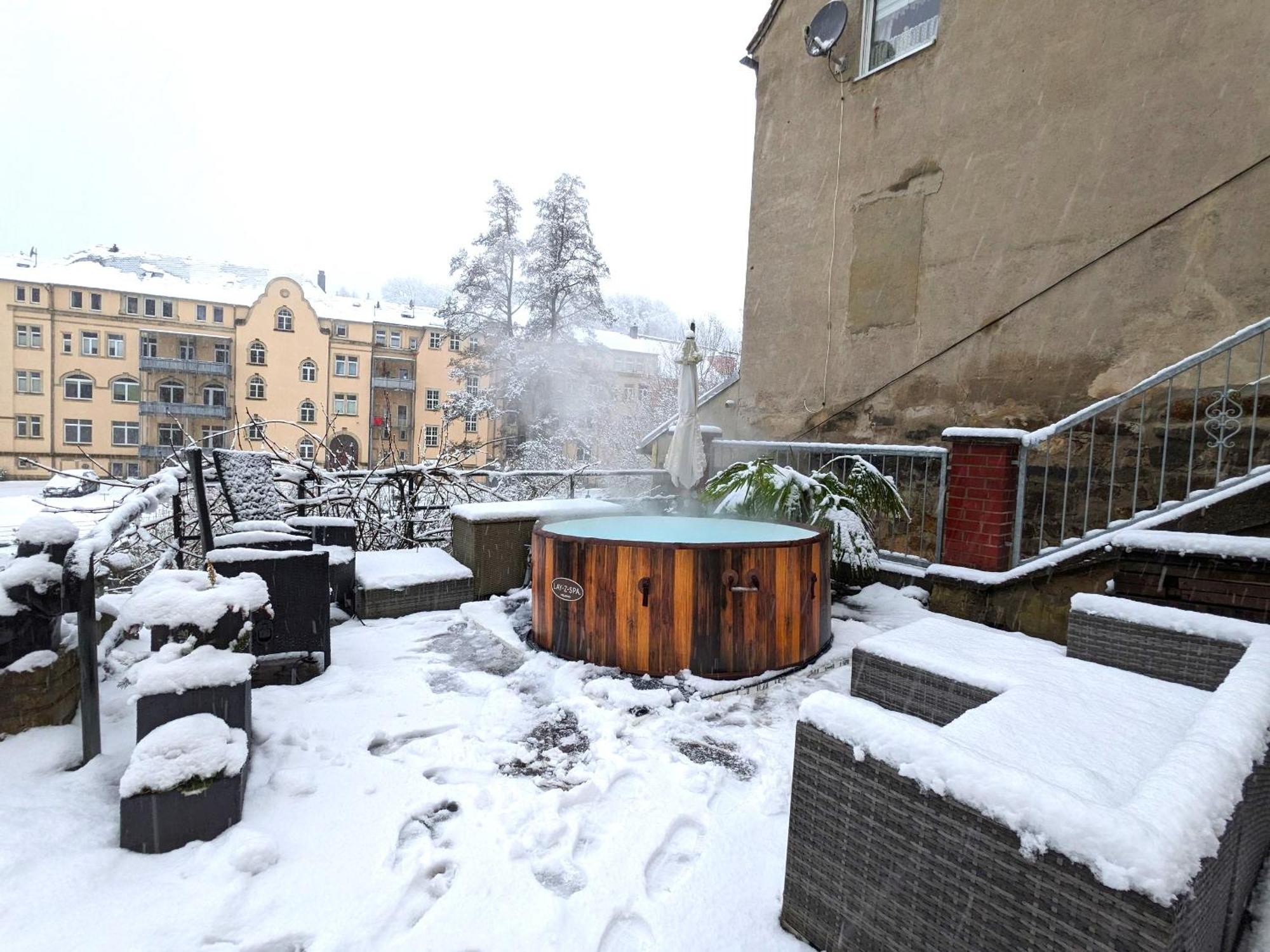 F3 Urlaubsmagie - Pool, Garten & Terrasse - 4P Sebnitz Exterior foto