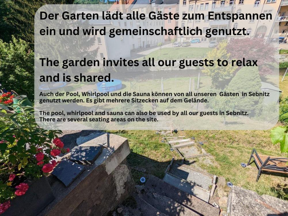 F3 Urlaubsmagie - Pool, Garten & Terrasse - 4P Sebnitz Exterior foto